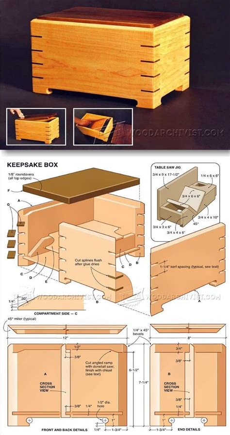 keepsake box plans pdf